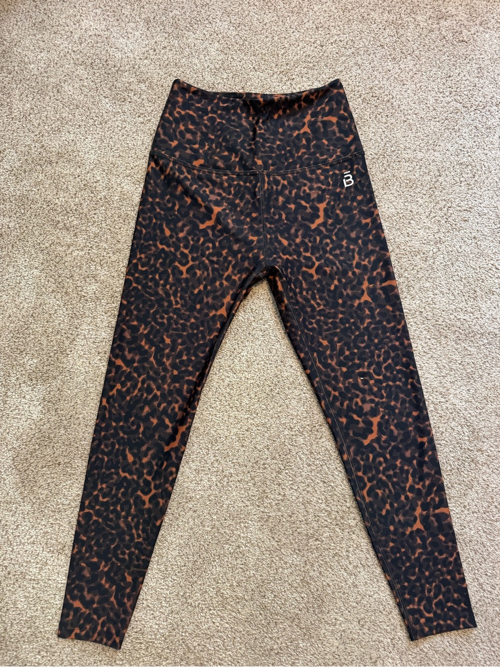 Barre3 x Beyond Yoga High Waisted Midi Leggings - Tortoise - M
